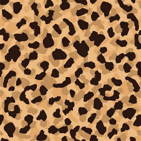 Premium Vector Leopard Skin Seamless Pattern