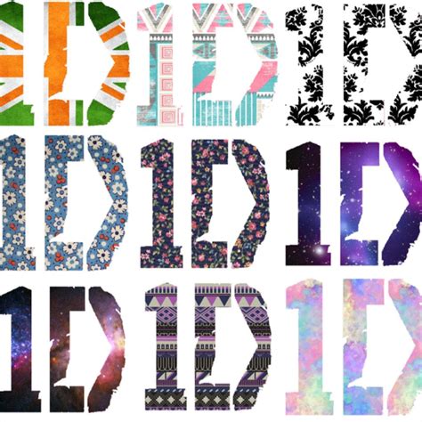 1D logos. So cool. | 1D | Pinterest | 1d logo, 5SOS and Exo