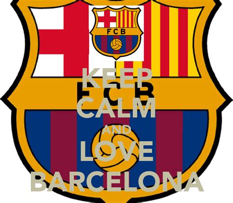 Keep Calm And Love Barcelona Poster Novita Keep Calm O Matic