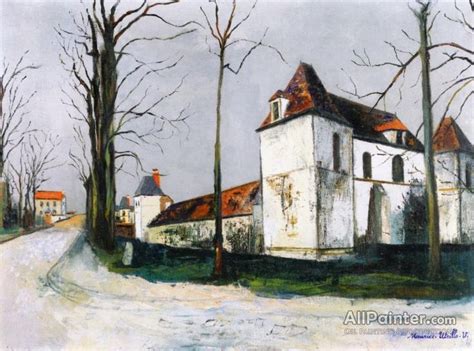 Maurice Utrillo The Château Des Mesnuls Oil Painting Reproductions For