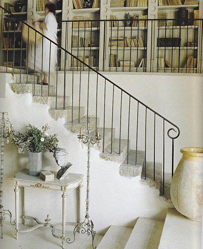 Simple Forged Iron Stair Railing Provence Cable Stair Railing