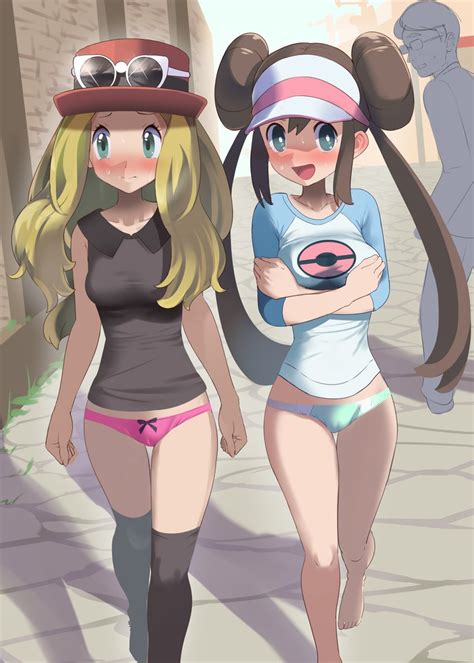 Rosa And Serena Pokemon And More Drawn By Uhyoko Danbooru