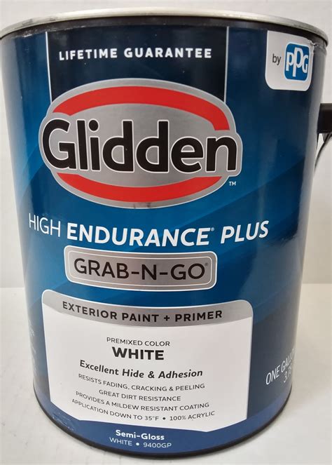 Glidden High Endurance Plus Grab-N-Go Semi-Gloss Exterior Paint