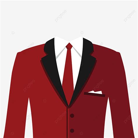 Tuxedo Suit Clipart Png Images Red Suit Tuxedo For Man Groom Boss