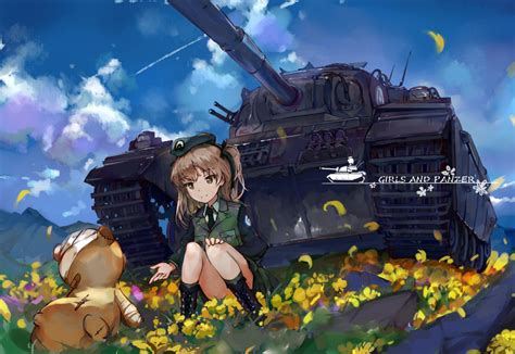 Shimada Arisu And Boko Girls Und Panzer Drawn By Sparksandro