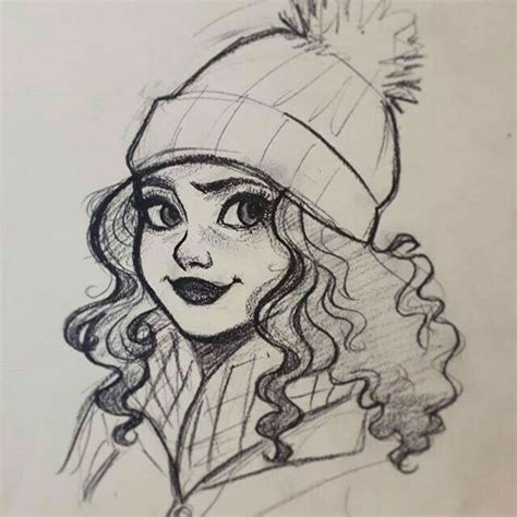 Cute Winter Drawing Drawing Sketches Winter Drawings Sketches