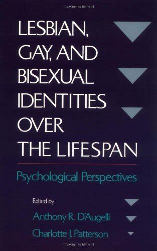 lesbian gay and bisexual identities over the lifespan psychological perspectives