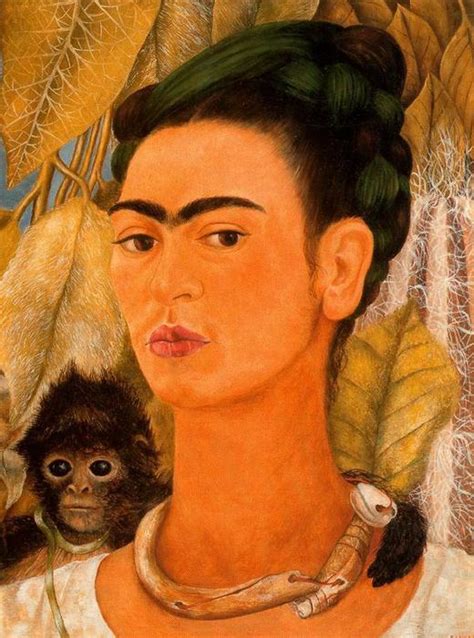 Autorretrato Con Ein Von Frida Kahlo Mexico Wahooart Com