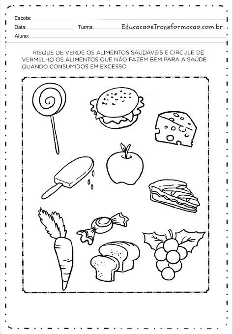 Atividade De Ciencias Alimentação Saudavel