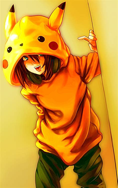 Anime Characters In Hoodies Pikachu Hoodie By 3rd