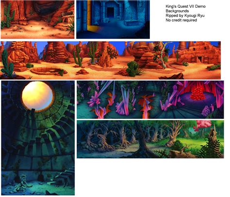 Pc Computer Kings Quest 7 Demo Backgrounds The Spriters Resource