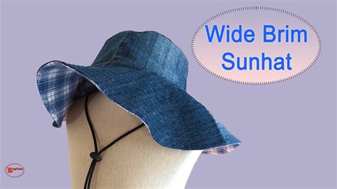 Wide Brim Hat Tutorial Diy Sunhats Wide Brim Sunhat Hat Making
