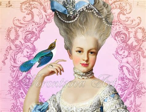 MARIE ANTOINETTE PINK Let Them Eat Cake French By VorontsovaART