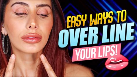 tricks to fake big lips youtube