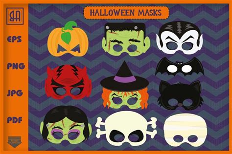 Halloween Party Masks Bundle Halloween Faces