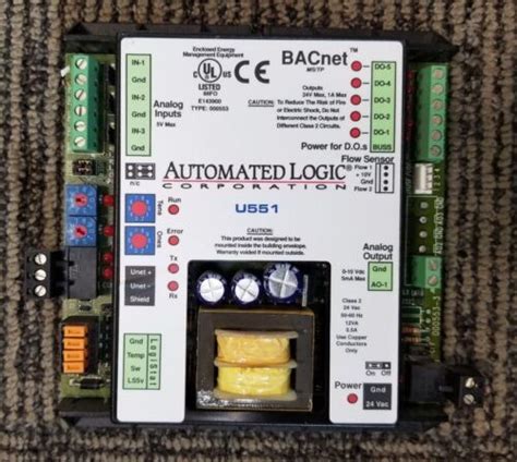 Automated Logic Alc U551 Bacnet Zone Heat Pump And Fan Coil