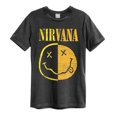 Spliced Smiley Nirvana T Shirt Free Shipping Over £20 Hmv Store