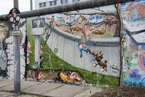 The Berlin Wall Memorial Part Of The Wall Still Standing Editorial