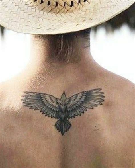 Birdtattoo Tatuaje De águila En La Espalda Tatuajes Pequeños Cuello