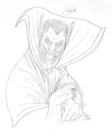 Dracula Sketch By Lukellenroc On Deviantart