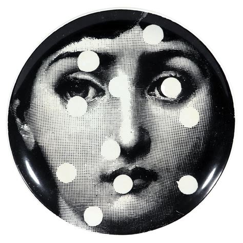 Vintage Plate By Piero Fornasetti 1960s At 1stdibs