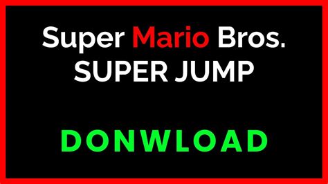 Super Mario Bros Super Jump Sound Effect With Download Youtube