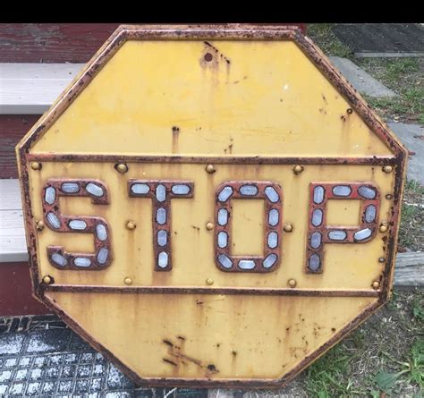 Stop Signs Were Yellow Until 1954