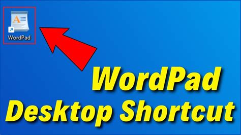 How To Create Wordpad Desktop Shortcut In Windows 11 Youtube