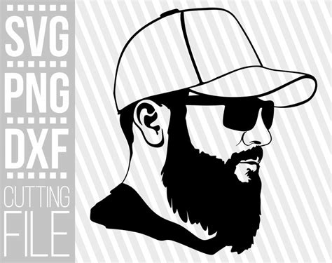 Download Beard Man with glasses svg, Hipster svg, Father's day svg ...
