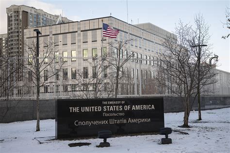 Us Evacuating Most Ukraine Embassy Staff Over Invasion Fears Ap News