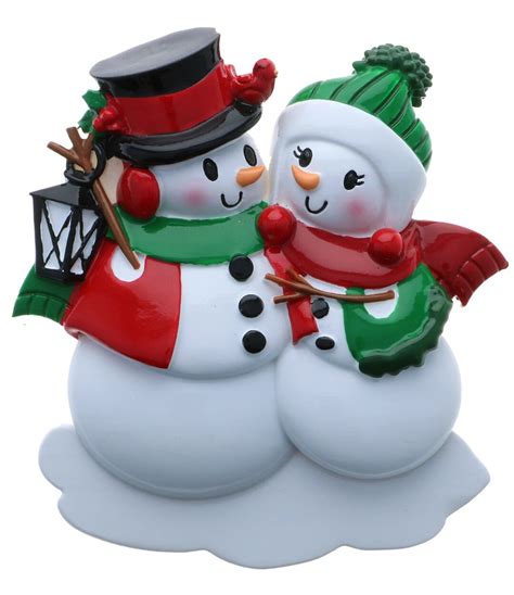 Couple Ornament Snowman Couple Ornament High Quality Etsy