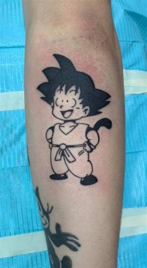 Kid Goku From Stephanie At Ink And Skin Studios Shelbyville Ky Dragon