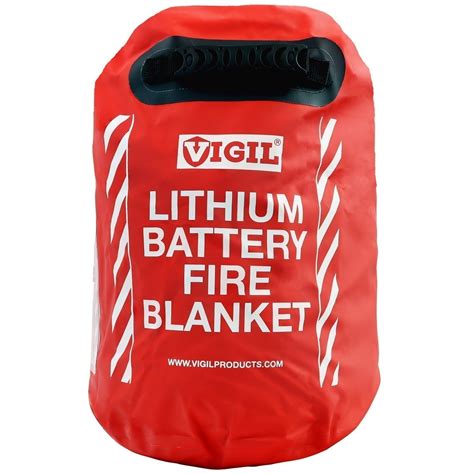 Vigil 4m X 3m Lithium Battery Fire Blanket Lithium Battery Fire Blankets