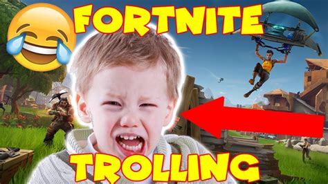 Angry Kid Rage Quits Fortnite Battle Royale Trolling Youtube