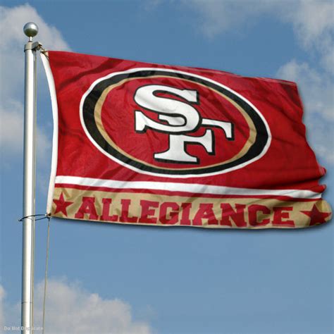 San Francisco 49ers Allegiance Two Sided Flag 848267045323 Ebay
