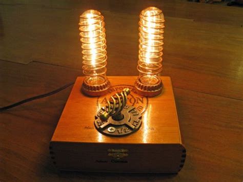 Homemade Steampunk Lamp