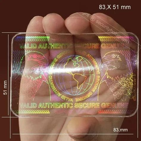 Transparent Id Hologram At Best Price In Greater Noida By Star Holo