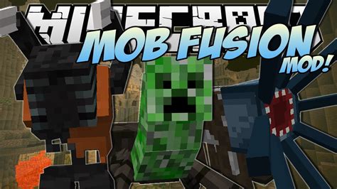 Minecraft Fusion Mobs Mod Create Your Own Mutant Mobs Mod Showcase Youtube