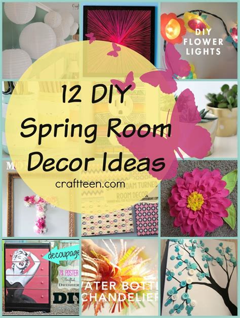 12 Diy Spring Room Decor Ideas Craft Teen