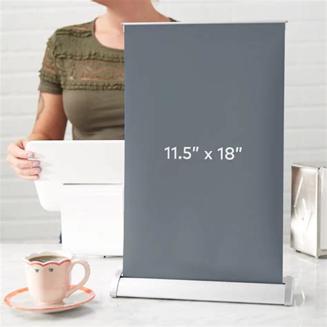 Table Top Retractable Banners Table Top Banner Stands Vistaprint