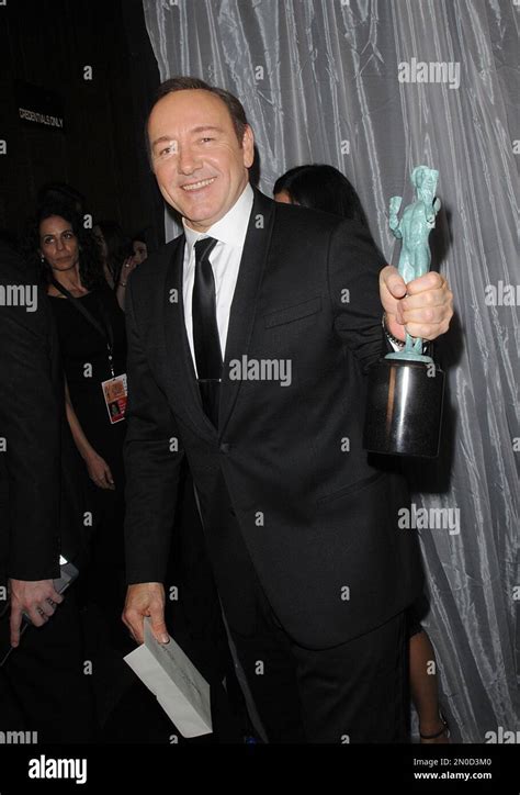 Kevin Spacey Poses Backstage At The 22nd Annual Screen Actors Guild