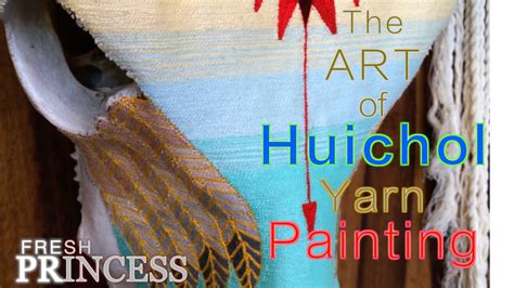 Mexican Indigenous Art Huichol Yarn Painting Fresh P