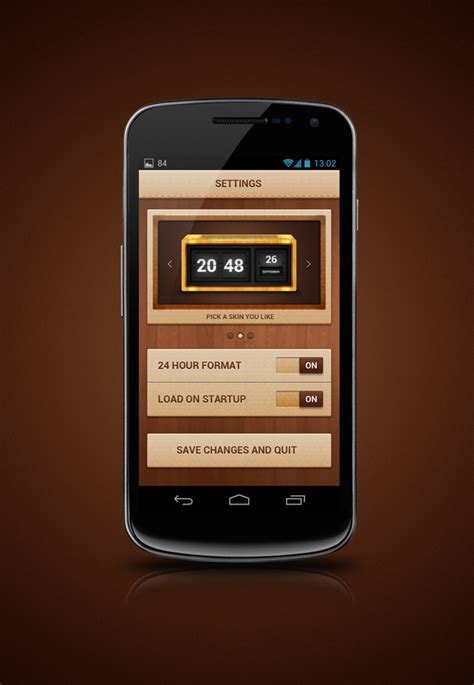 Android Clock Widget App On Behance