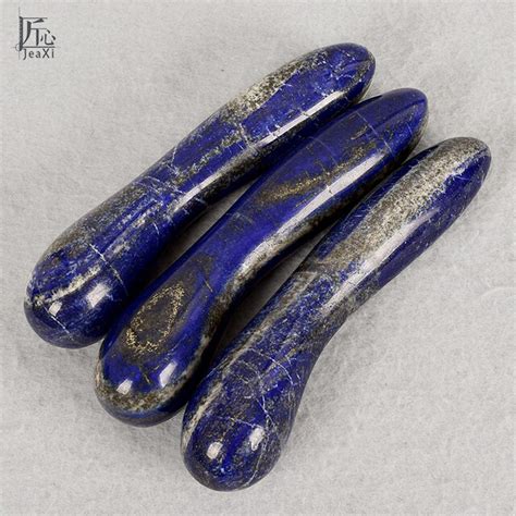 Crystal Wand Massage Big Size Natural Lapis Lazuli Spiral Yoni Wands