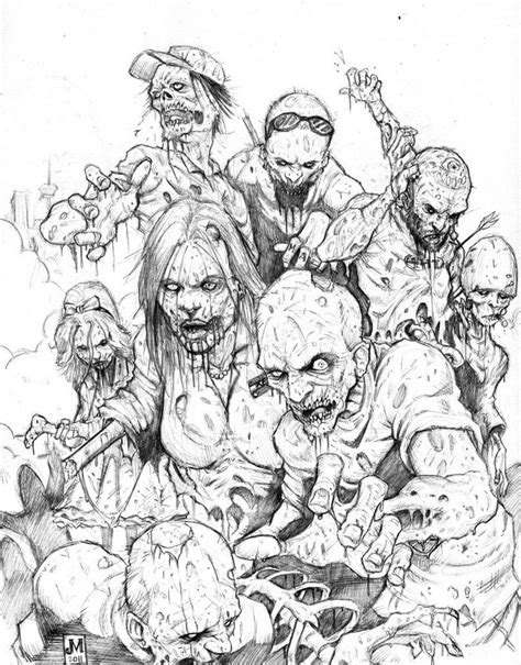 awesome pencil drawing zombie drawings apocalypse art horror art