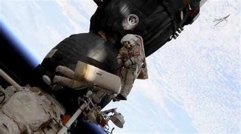 Russia Hole Drilled From Inside Intl Space Station Capsule Ap News