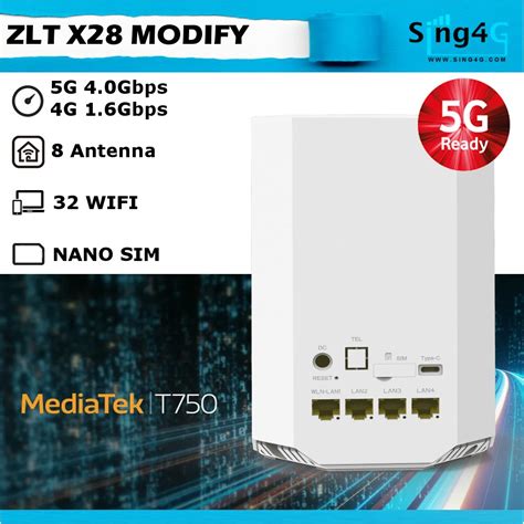 Modified G Cpe Zlt X Wifi Gbps Lan G High Speed Router Mtk