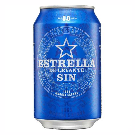 Estrella Levante 00 Cerveza Sin Alcohol Lata 33 Cl