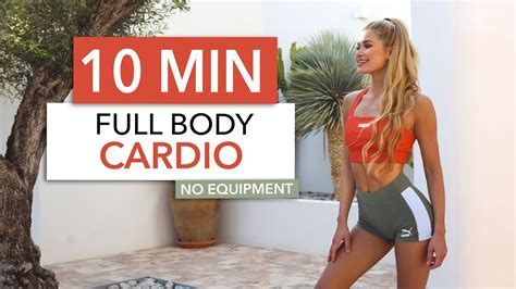 10 Min Cardio Full Body Workout Sweaty Edition Special Exercises Not Boring I Pamela Reif