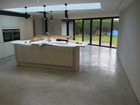 Its An Industrial Looking Polished Concrete Effect Flooring For York